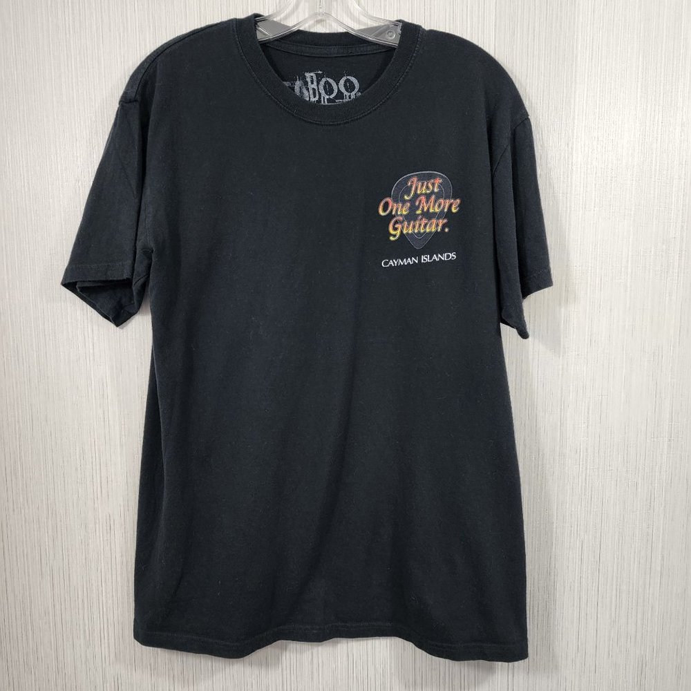 Taboo just one‎ more guitar Cayman Islands graphic short sleeve t-shirt s…